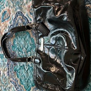 Black coach purse